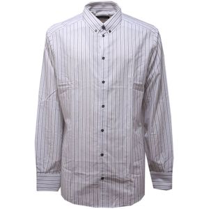 Dolce & Gabbana, Heren, Overhemden, Wit, Maat: 2XL Katoen,
