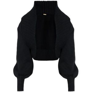 Cult Gaia, Dames, Truien, Zwart, Maat: L Katoen,