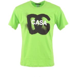 Dolce & Gabbana, Heren, Tops, Groen, Maat: L