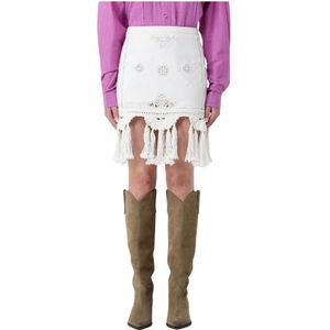 Isabel Marant, Dames, Rokken, Wit, Maat: S