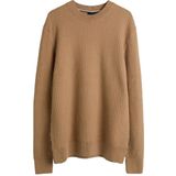 Hugo, Heren, Truien, Beige, Maat: L Katoen,