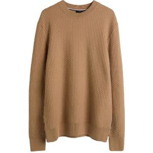 Hugo, Heren, Truien, Beige, Maat: L Katoen,