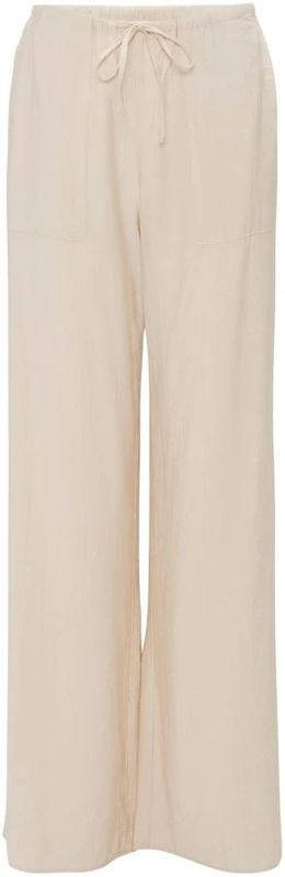 Opus - Ribbroeken - Beige - Ecovero™ Viscose Mix