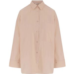 By Malene Birger, Dames, Blouses & Shirts, Roze, Maat: M Katoen,