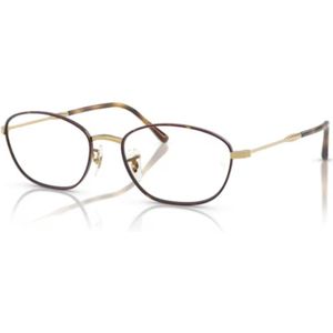 Ray-Ban - RX3749V - Bril - Havana - Goud - Hoekig Montuur