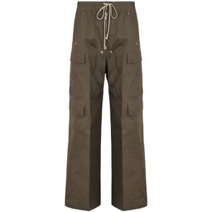 Rick Owens, Heren, Broeken, Groen, Maat: L Katoen,