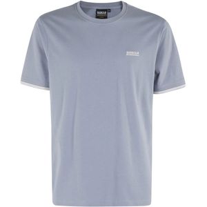 Barbour, Heren, Tops, Blauw, Maat: L Katoen,