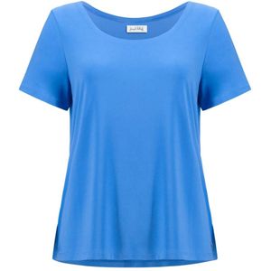 Joseph Ribkoff, Dames, Tops, Blauw, Maat: L Zijde,