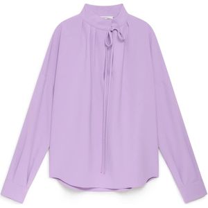 Maliparmi, Dames, Blouses & Shirts, Paars, Maat: XS Poliester,