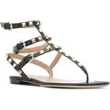 Valentino Garavani - Rockstud Sandalen - Bruin - Leer