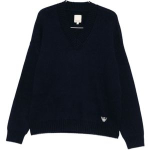 Emporio Armani, Heren, Truien, Blauw, Maat: M