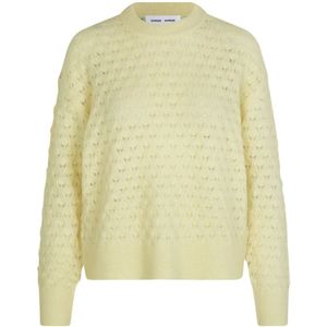 Samsøe Samsøe, Dames, Truien, Geel, Maat: L Wol,