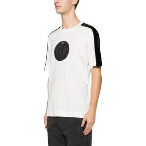 Emporio Armani, Heren, Tops, Wit, Maat: XL Katoen,