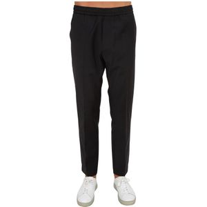 Liu Jo, Heren, Broeken, Zwart, Maat: S Wol,