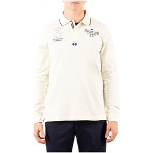 La Martina, Heren, Tops, Wit, Maat: L Katoen,