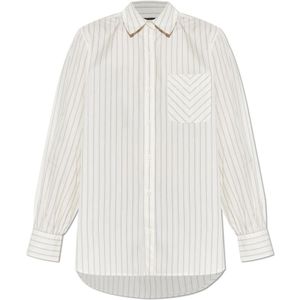 Rag & Bone, Dames, Blouses & Shirts, Beige, Maat: S Katoen,