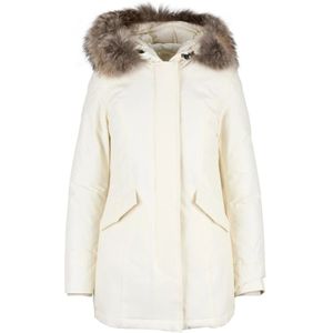 Woolrich, Dames, Jassen, Wit, Maat: XS Katoen,