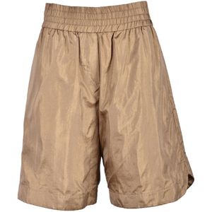 Douuod Woman, Dames, Korte broeken, Bruin, Maat: S