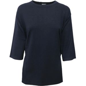 Max Mara, Dames, Tops, Blauw, Maat: XS Viscose,