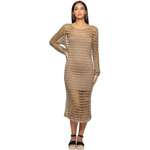 Kocca, Dames, Jurken, Beige, Maat: XS Viscose,