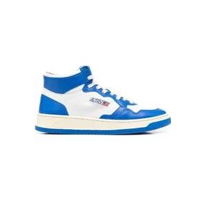 Autry Blauwe Sneakers , Blue , Heren , Maat: 44 EU
