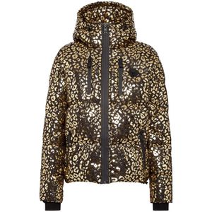 Plein Sport - Leopard Jacket - Gewatteerde Jas - Geel - Dames - Polyester
