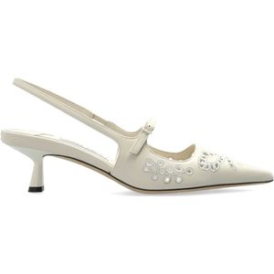 Jimmy Choo, Dames, Schoenen, Beige, Maat: 36 EU Leer,