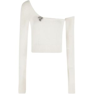 Blumarine, Dames, Tops, Wit, Maat: L