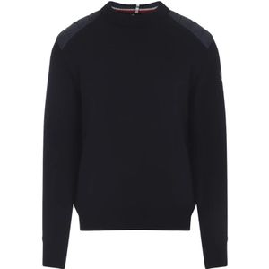 Moncler, Heren, Truien, Blauw, Maat: S Wol,
