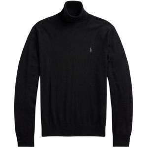 Ralph Lauren, Heren, Truien, Zwart, Maat: M Wol,