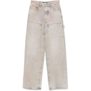 Amiri, Dames, Jeans, Grijs, Maat: W25