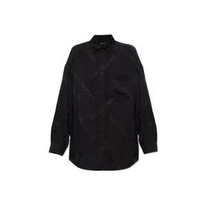 Balenciaga Oversized shirt , Black , Dames , Maat: S