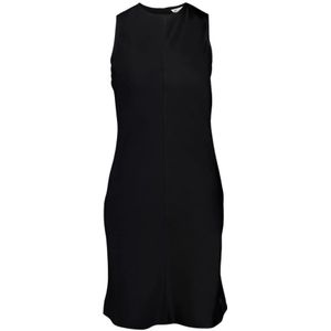 Ami Paris, Dames, Jurken, Zwart, Maat: 2XS Viscose,