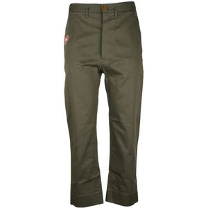 Vivienne Westwood, Heren, Broeken, Groen, Maat: XL Katoen,