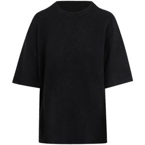 Loulou Studio, Dames, Tops, Zwart, Maat: S