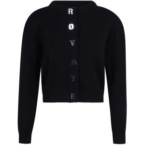 Rotate Birger Christensen, Dames, Truien, Zwart, Maat: M