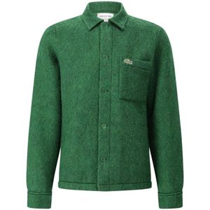 Lacoste, Heren, Jassen, Groen, Maat: M Katoen,