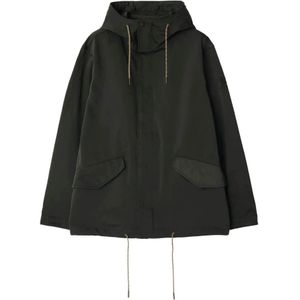 Burberry, Heren, Jassen, Groen, Maat: L Polyamide,