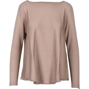 Wild Cashmere, Dames, Truien, Beige, Maat: L Zijde,