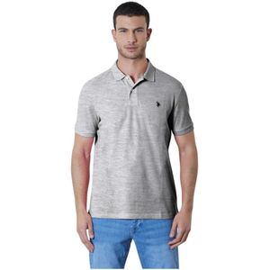 U.s. Polo Assn., Heren, Tops, Grijs, Maat: M Katoen,