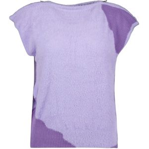 MM6 Maison Margiela, Dames, Tops, Paars, Maat: L Wol,