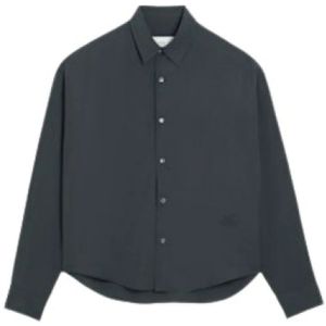 Ami Paris - Overhemden - Zwart - Viscose