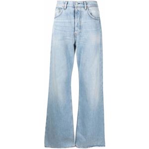 Acne Studios, Heren, Jeans, Blauw, Maat: W30 Katoen,