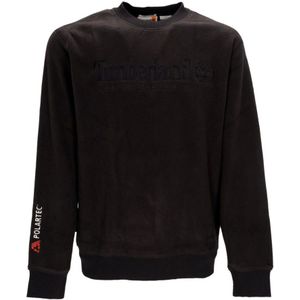 Timberland, Heren, Sweatshirts & Hoodies, Zwart, Maat: XL Leer,