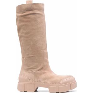 Vic Matié, Dames, Schoenen, Beige, Maat: 37 1/2 EU Leer,