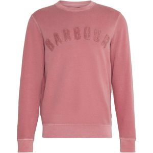 Barbour, Heren, Sweatshirts & Hoodies, Roze, Maat: 2XL Katoen,