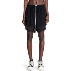 Rick Owens, Dames, Korte broeken, Zwart, Maat: XS