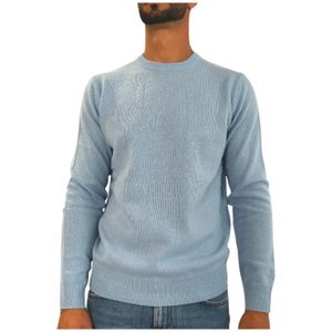 Saint Barth, Heren, Truien, Blauw, Maat: L Wol,