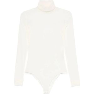 Maison Margiela, Dames, Tops, Wit, Maat: 2XS Poliester,