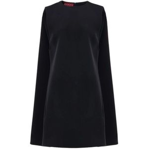 Gucci, Dames, Jurken, Zwart, Maat: XS Wol,